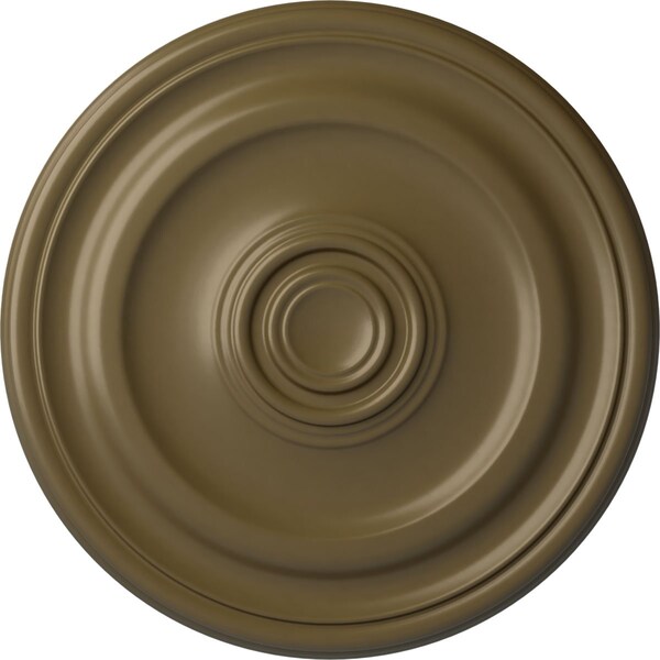 Ekena Millwork Devon Ceiling Medallion (Fits Canopies up to 3 5/8"), 15 3/4"OD x 1 1/2"P, Mississippi Mud CM15DEMMF - main